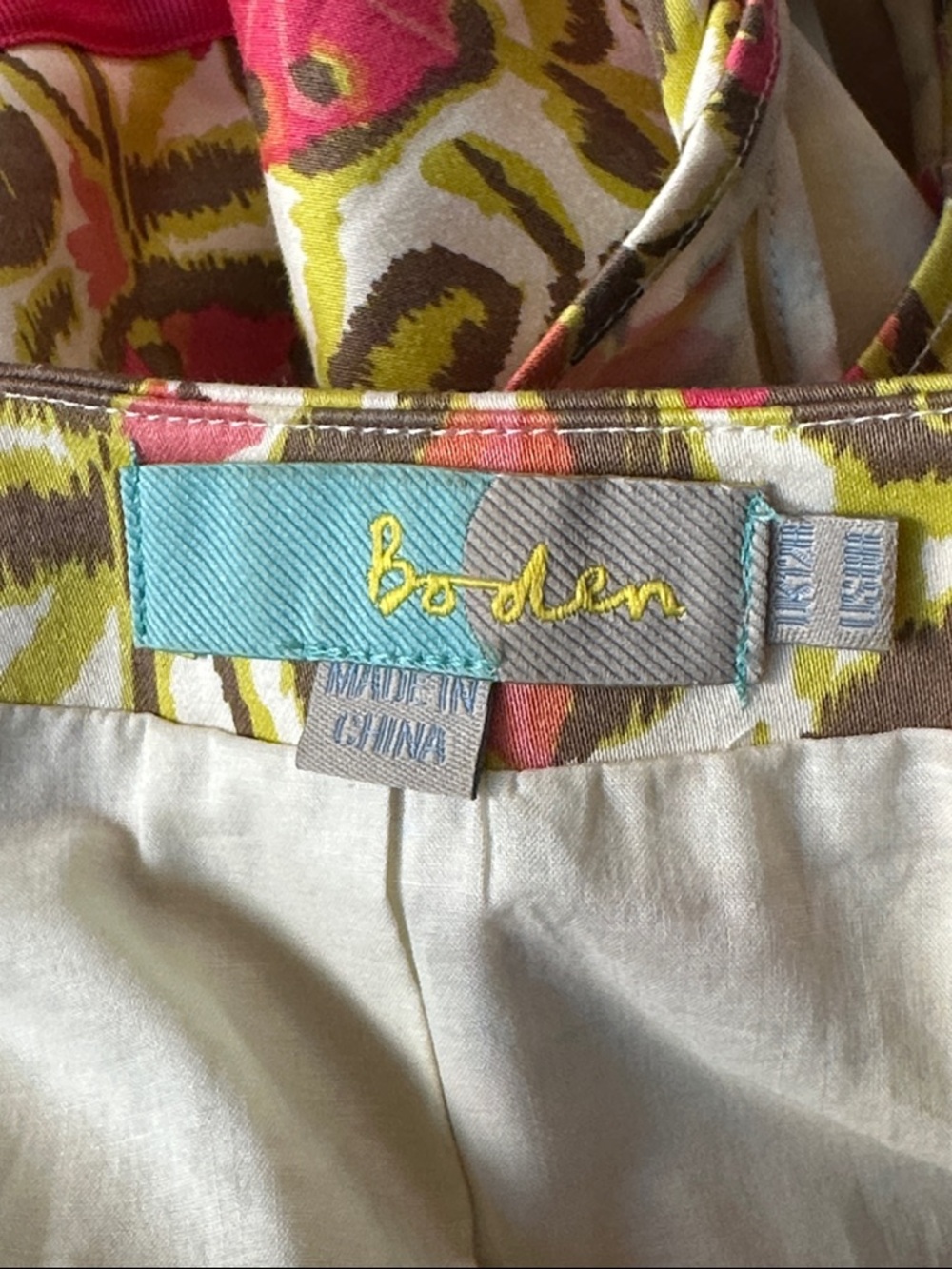 Boden Floral Empire Waist Dress - Picture 2 of 5